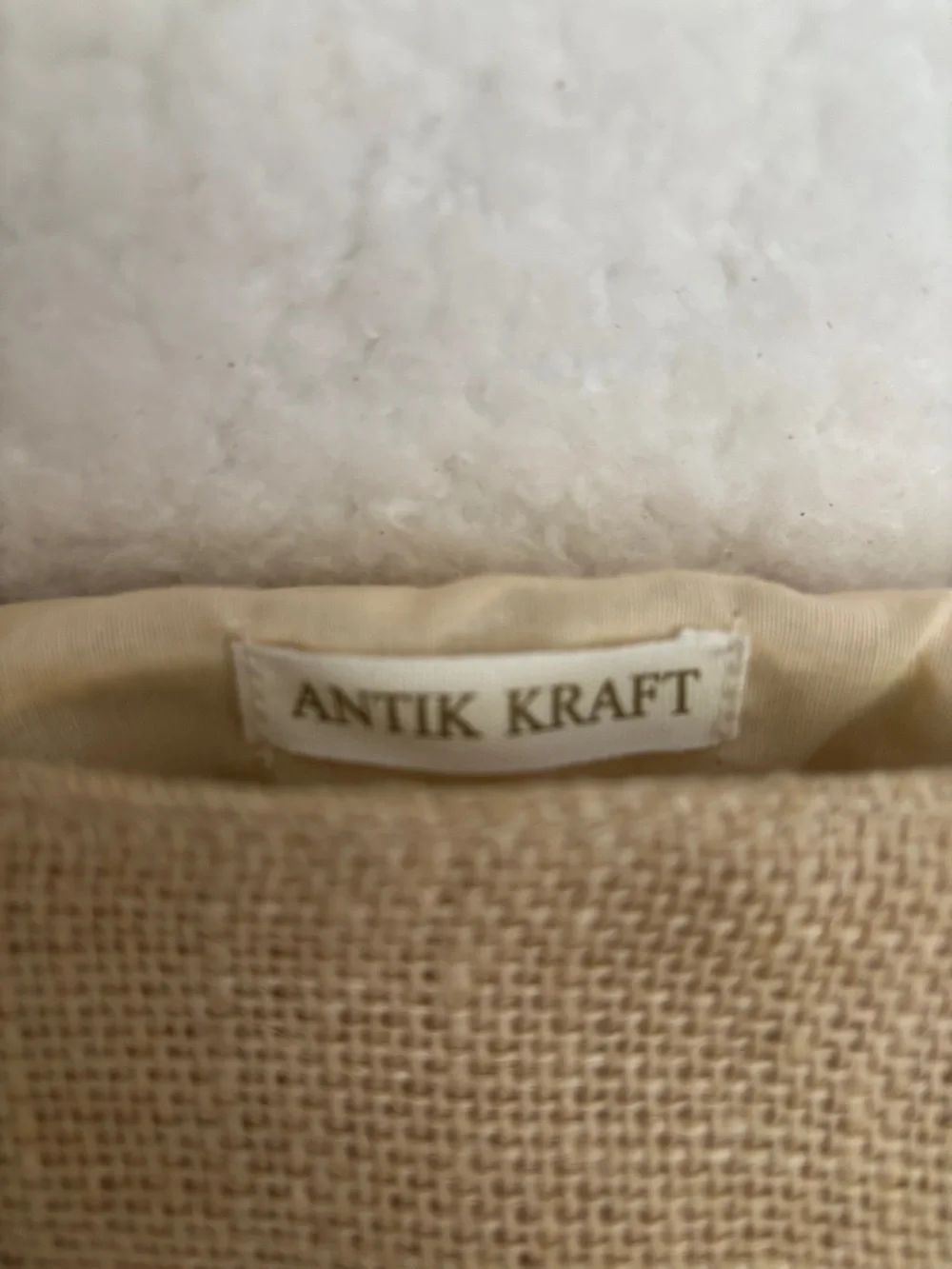 Antik Kraft Boho Fringe Crossbody Bag in Cream and Brown - Picture 9 of 9